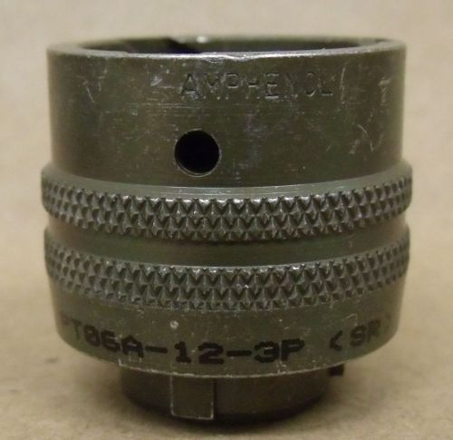 Amphenol pt06a-12-3p-sr  conn, metal circular for sale