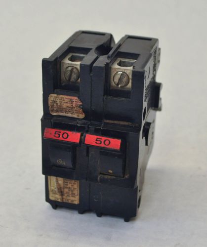 FPE Federal Pacific NA250 2P 50A 120/240VAC Stab-Lok Type Circuit Breaker