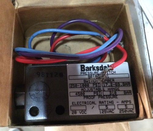 Barksdale 96100-BB1 Pressure Switch