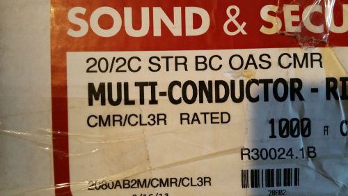 Southwire/tappan r30024 575727 20/2c riser str shield bare comm cable cmr /50ft for sale