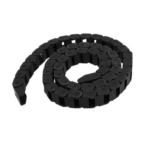 Plastic Drag Chain Cable Carrier for CNC Router Mill(Black)
