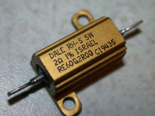 Up to 50 new vishay dale 5 watt resistors rh-5 for sale