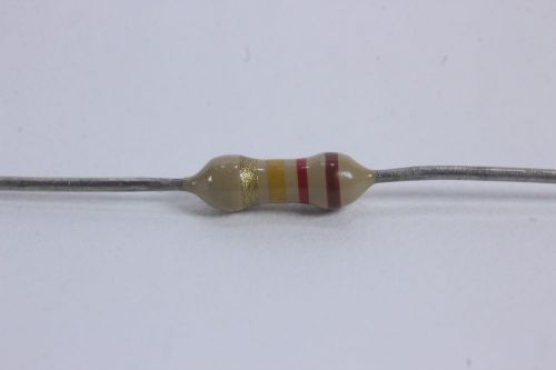 Lot of 80 Vintage Carbon .12 Meg Ohm Resistors 5% Ohmite Little Devils