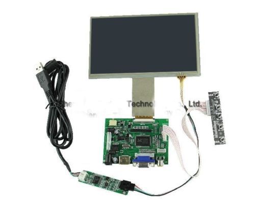 7 inch tft lcd monitor for raspberry pi touch screen + driver board hdmi vga 2av for sale