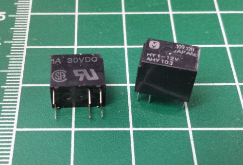 HY1-12V miniature relay SPDT 1A 30V 12mm Panansonic Japan