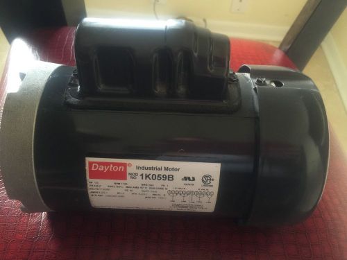 dayton industrial motor 1k059b HP 1/3 RPM 1725 1k059 SHAFT- 1/2 x1-5/16&#034;