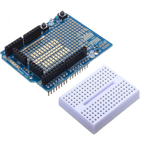 Prototyping prototype shield protoshield with mini breadboard for arduino new for sale