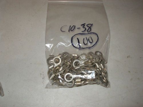 100 Thomas &amp; Betts T&amp;B C10-38 Non Insulated 3/8&#034; Ring Terminals