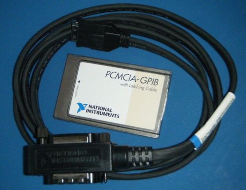 National Instruments NI PCMCIA-GPIB Controller &amp; Latching 2M Cable 30 day ROR