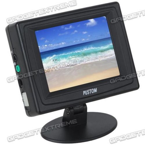 PUSTOM 3&#034; LCD Car Rearview Back up Camera Video Audio Monitor ET-300 e