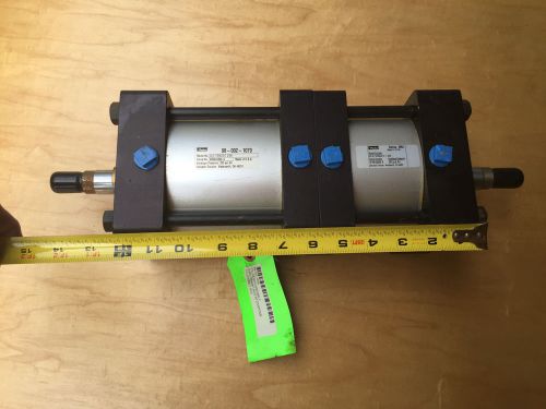 Double 5&#034; bore  parker pneumatic cylinder 05.00 t2maus13 1.000 and 2.500 for sale