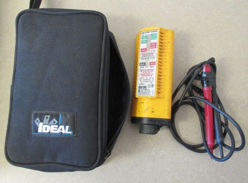 IDEAL VOL-CON Voltage Meter/Continuity/Solenoid Tester Wiggy, with Case 2851-1