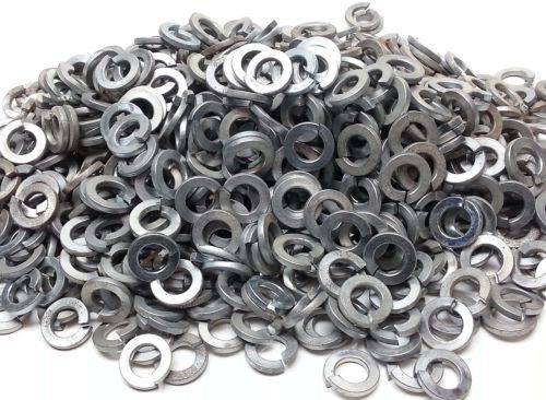 Over 5 lbs. 3/8&#034; split lock zinc plated washers start your own hardware store