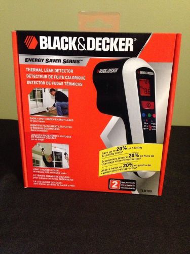 Black &amp; Decker Infrared Handheld Thermal Heat Leak Detector Thermometer Temp NEW
