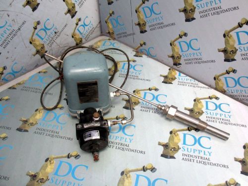 Foxboro 12a/1asfg st b 3-15 psi temp transmitter w/ b0123hd pressure regulator for sale