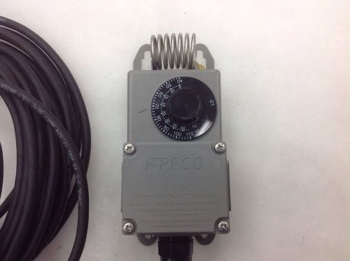 Peco tf115-001 thermostat pre-wired with wire. for sale