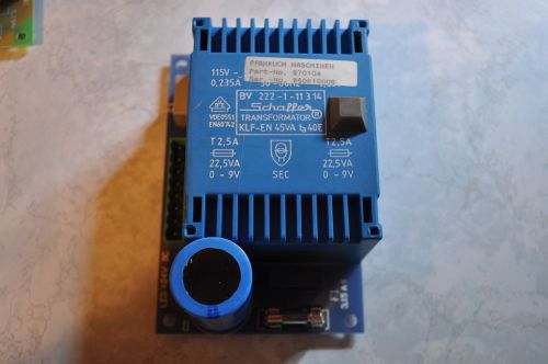PFANKUCH MASCHINEN GMBH 45VA 970104 FACTORY NEW.. NO BOX