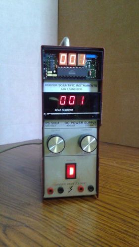 Hoefer Scientific Instrument PS 500X 85-175 DC Power Supply 200 Watt 500 Volt