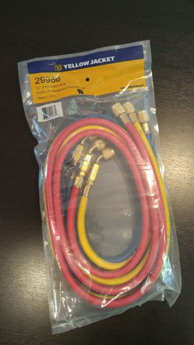 Yellow jacket 29986 – 72” 3-pak (ryb) plus ii hoses w/ compact ball valve ends for sale