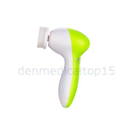 5 In 1 Unisex Electric Facial Cleaner Face Skin Care Brush Massager Scrubber2015