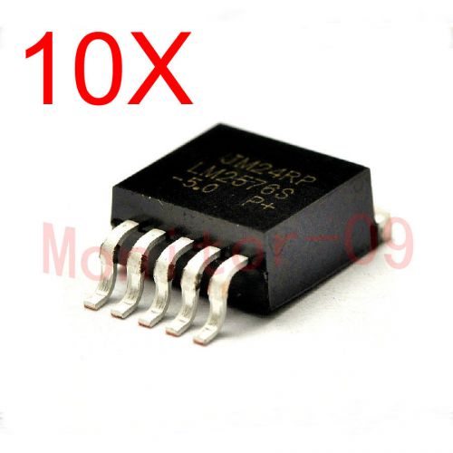 10PCS Switching Regulators LM2576S TO-263-5 -NEW-