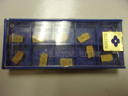 Sumitomo Carbide Tools Cut Off Inserts I4211 WCFN4 AC25 Quantity 10