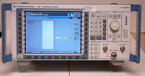Rohde &amp; Schwarz CBT Bluetooth Tester  CALIBRATED with WARRANTY, options B55/K55