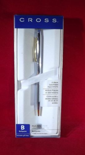 Cross Classic Century Ballpoint 23k Gold Plated Appointments Medalist