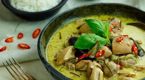 Thailand Recipe Food Thai Green Curry with Chicken Recipe