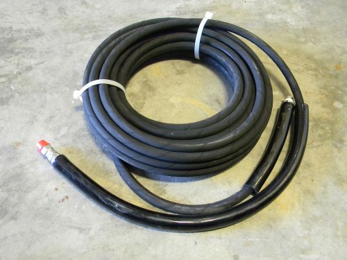 3/8&#034; 50&#039; single wire black pressure washer hose 3000 psi for sale