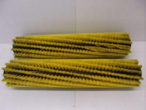 Set of two 28&#034; x 6&#034; sweeper brushes from nilfisk advance aquaride p/n 56412191 for sale
