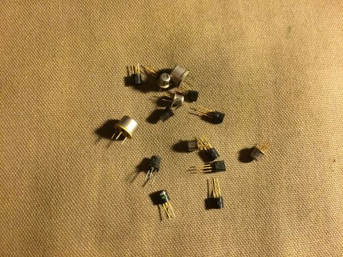 Lot of transistors from tektronix 502a oscilloscope 2n3904 188-01 more for sale