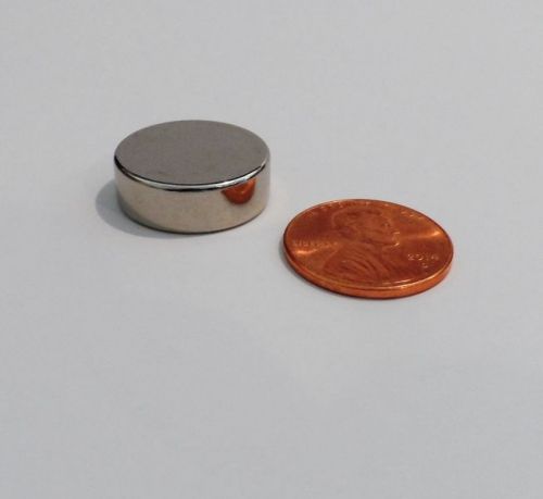 Brand new neodymium rare earth magnets n52 grade 3/4&#034; x 1/4&#034; very powerful discs for sale