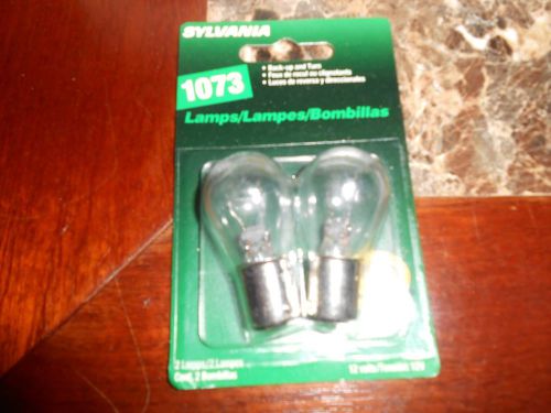 Sylvania 1073 Miniature Lamp  Pack of 2 Back UP &amp; Turn 12V [B69]