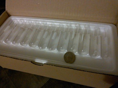 New case of 72 small, temperature-resistant, Pyrex test tubes, 982012, 12x75 mm