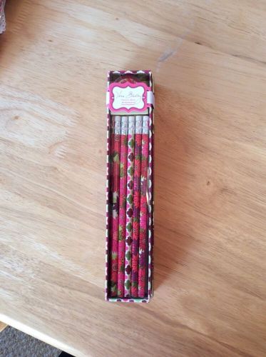 Vera Bradley pencil box 10 pencils sharpener Hello Dalia gift box