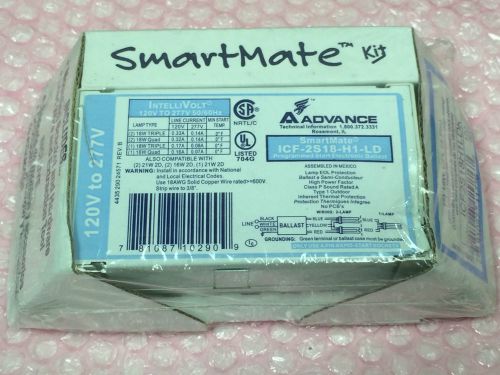 Philips advance intellivolt smartmate ballast, icf-2s18-h1-ld 120-277v, 2-18watt for sale