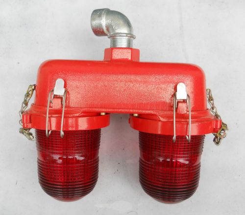 HUGHEY &amp; PHILLIPS 1924 TYPE OB22 DUAL OBSTRUCTION LIGHTS.Never Used.Old Stock
