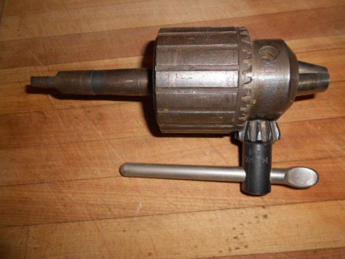 Jacobs #36  3/4-inch chuck with 2MT shank for lathe work. Key included.