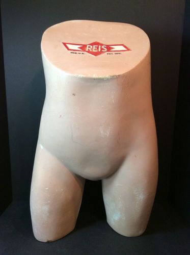 Vintage Rubber Displays Inc Life Like Forms Mannequin Waist Torso Milwaukee WI