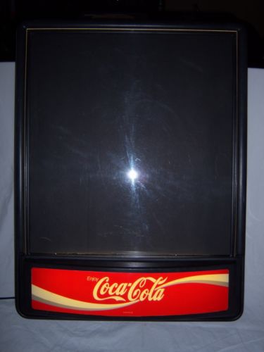 Coca cola dry erase menu board light up sign display advertising for sale