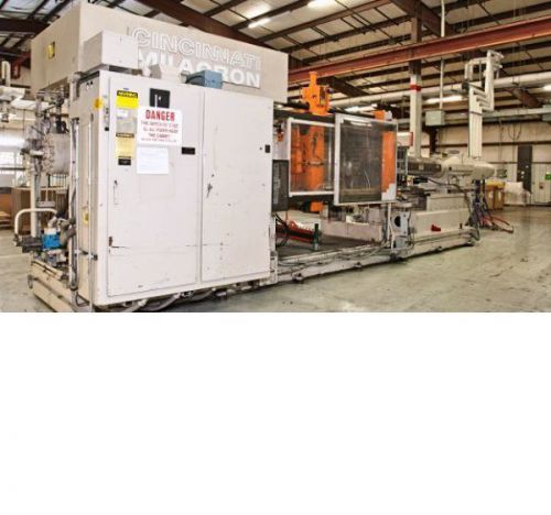 Cincinnati milacron 700 ton injection molding machine for sale