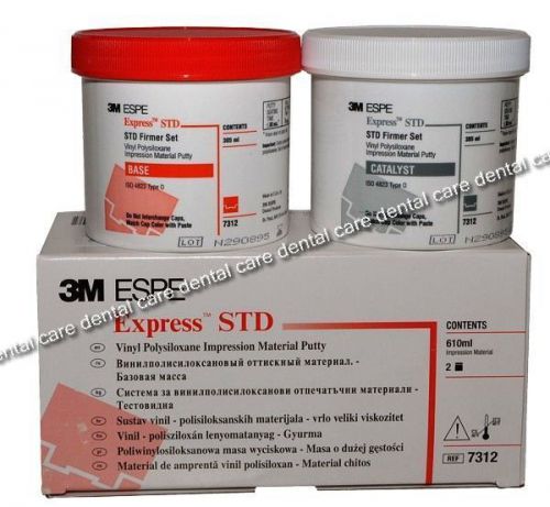 Pack of 2x 3M Express Std Vps Impression Material Putty 2 305 ML, JARS 7312