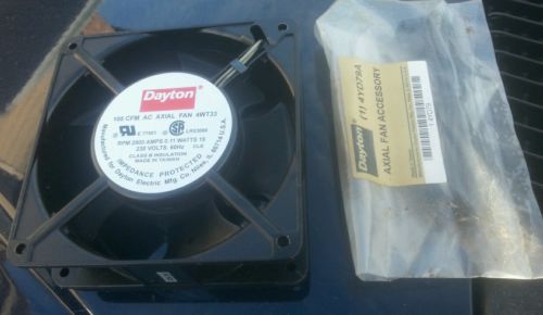 Dayton Axial Fan 230 Volts AC; 19 Watts; 105 CFM; Model 4WT33