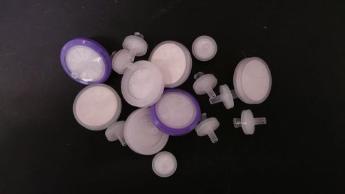 Ptfe syringe filter (polytetrafluoroethylene, hydrophilic,25mm), 100 pcs/package for sale