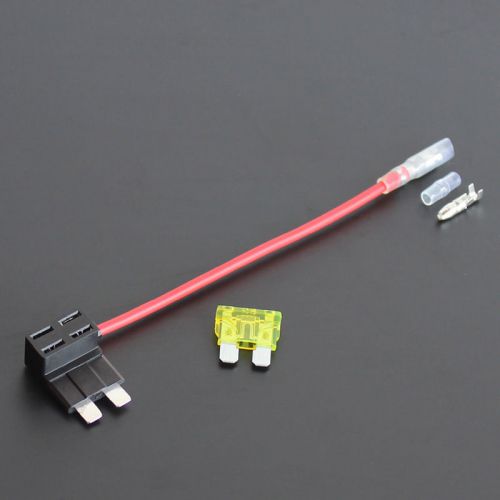 100pcsadd a circuit fuse tap piggy back standard blade fuse holderato atc12v 24v for sale