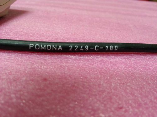 1pc of POMONA 2249-C-180 RF Cable Assembly BNC Male/Male 15feet long
