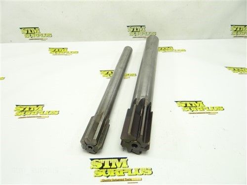 PAIR OF HSS STRAIGHT SHANK EXPANSION REAMERS 1-1/8&#034; TO 1-1/2&#034; YANKEE