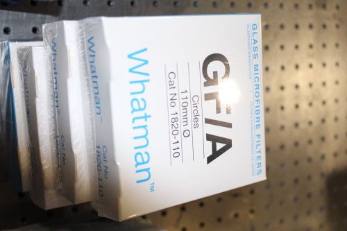Box of 100 whatman glass microfibre microfiber filters gf/a 110mm 1820-110 for sale