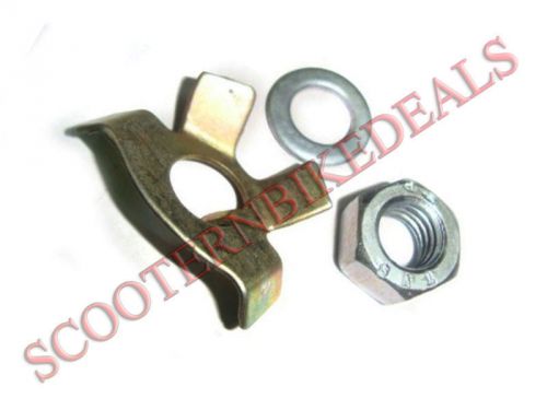 NEW VESPA GEARBOX EXTERNAL TAB WASHER KIT WITH NUT PX PE T5 LML